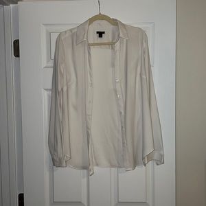 Ann Taylor off white button down